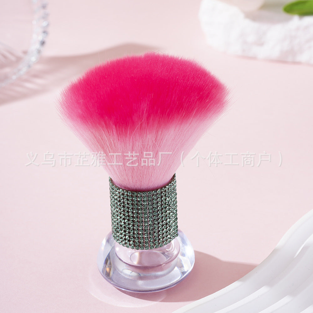 Wholesale Diamond mushroom head loose powder brush makeup brush cleaning brush tool blush brush nail art dust brush
